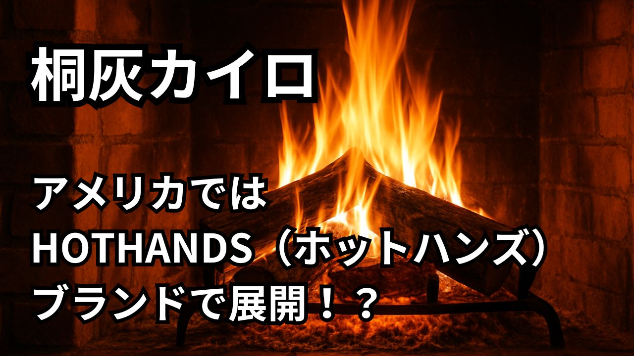 【商品雑学シリーズ】桐灰カイロ - 知識を蓄える マナビリス